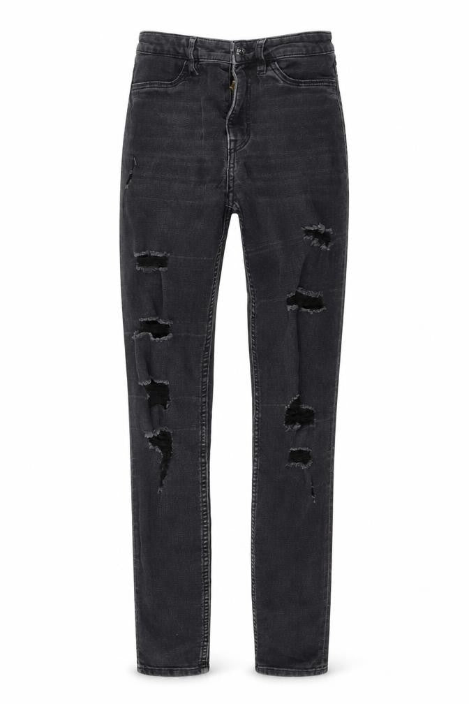 Divided Womens Black  Denim Skinny Jeans Size 6 L26 in