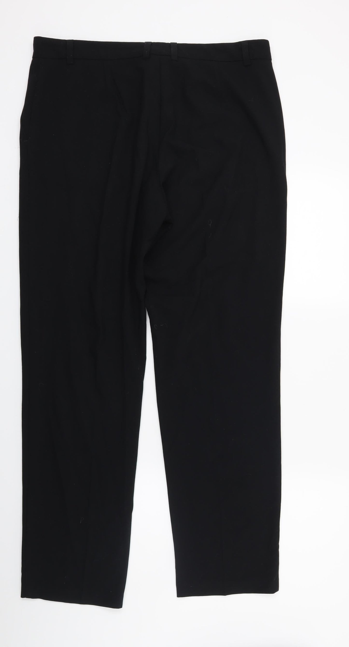 Marks and Spencer Womens Black   Trousers  Size 14 L28 in