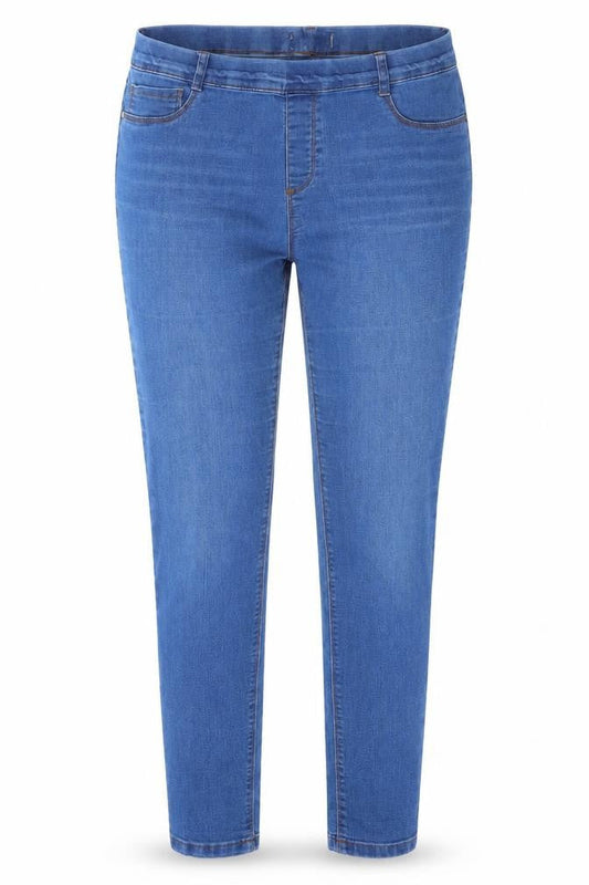 Preworn Womens Blue  Denim Jegging Jeans Size 36 in L27 in