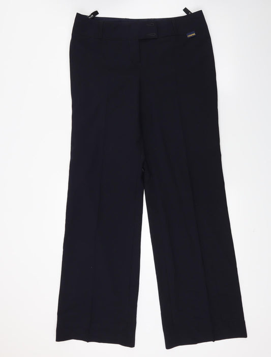 Clubclass Womens Blue   Trousers  Size 14 L32 in