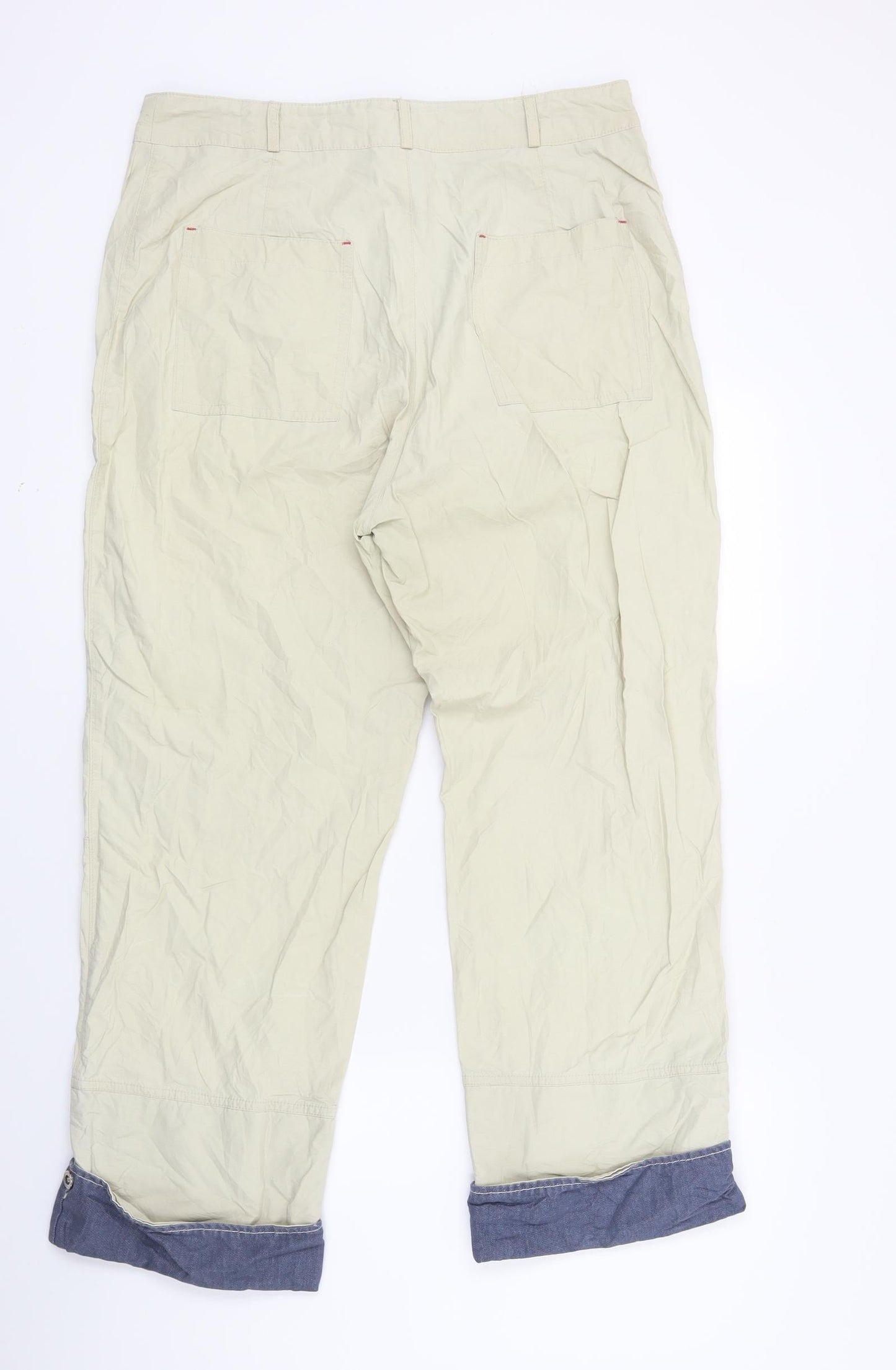 Etam Womens Beige   Chino Trousers Size 31 in L24 in