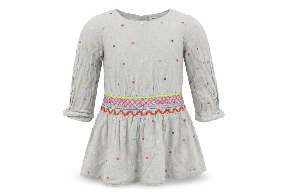 NEXT Girls Grey Polka Dot  A-Line  Size 12 Months