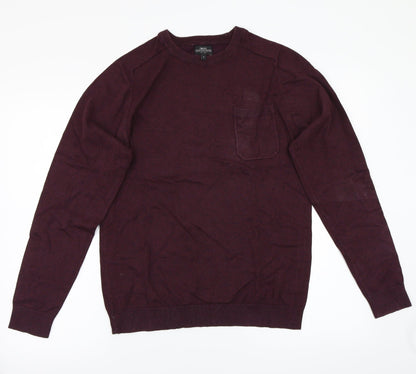 Additional front view of Next men’s purple jumper, size M