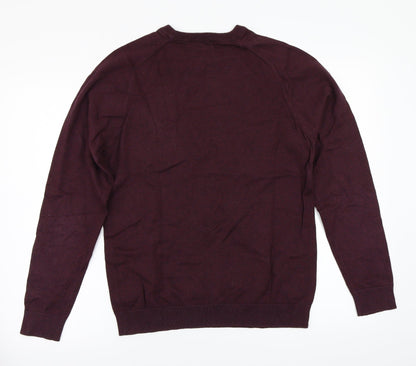 Back view of Next men’s purple jumper, size M