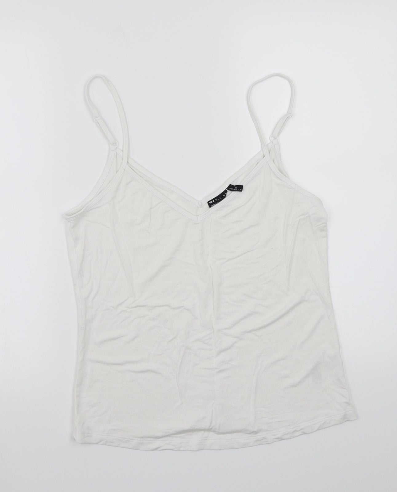 ASOS Womens White   Basic Tank Size 14