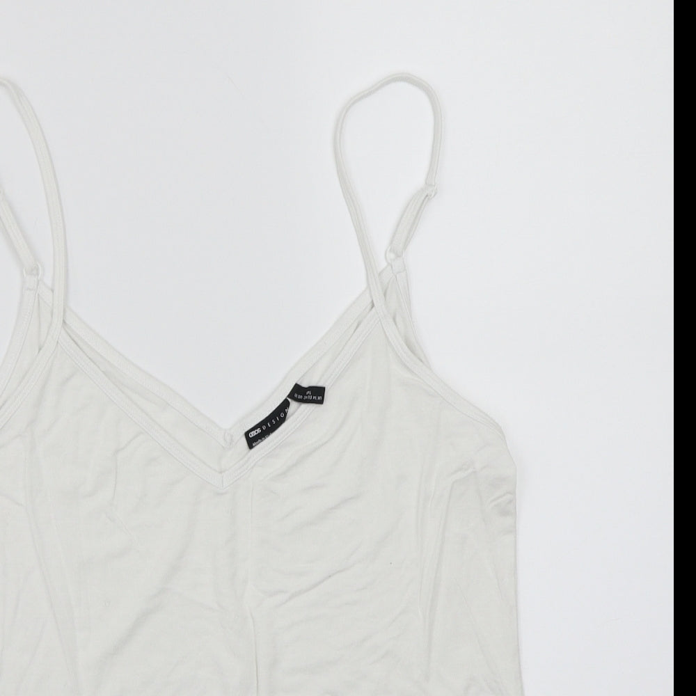 ASOS Womens White   Basic Tank Size 14
