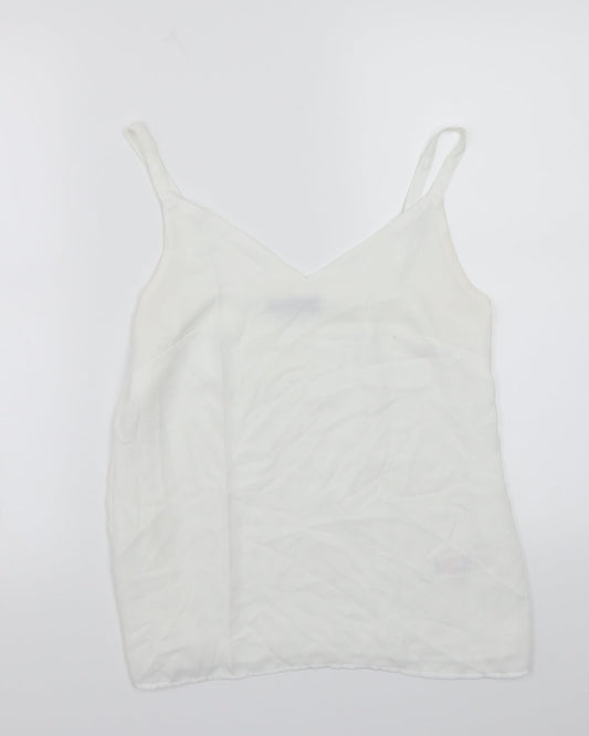 F&F Womens White   Basic Tank Size 10