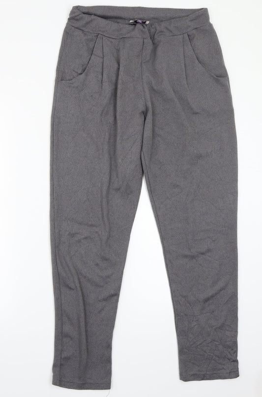 Arista Womens Grey   Sweatpants Trousers Size 12 L28 in