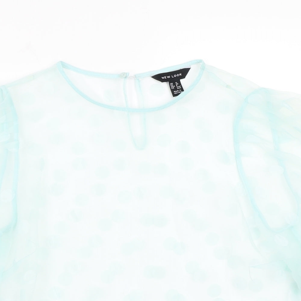 Newlook Womens Blue   Basic Blouse Size 12
