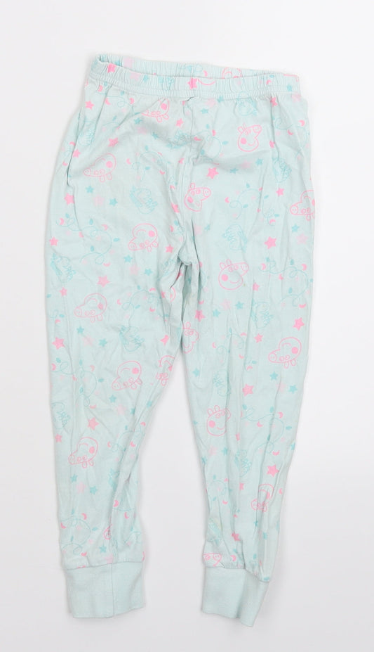 George Girls Green Geometric  Cami Pyjama Pants Size 3-4 Years