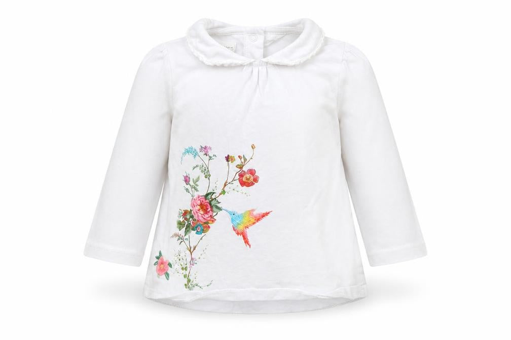 NEXT Girls White   Basic T-Shirt Size 3-6 Months