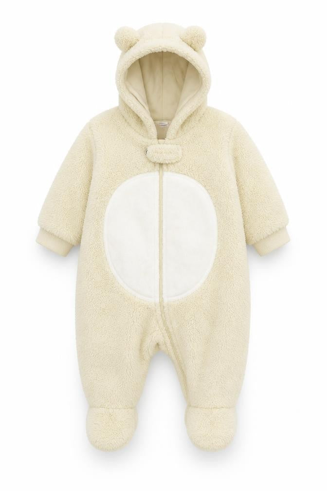 NEXT Baby Grey  Fleece Coverall One-Piece Size 3-6 Months