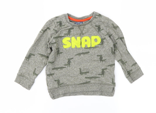 Mothercare Boys Green Geometric  Basic Casual Size 18-24 Months