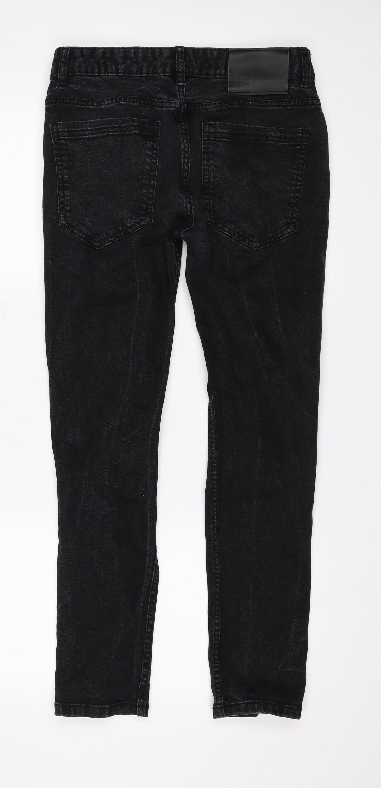 Denim & Co. Womens Black  Denim Skinny Jeans Size 10 L27 in