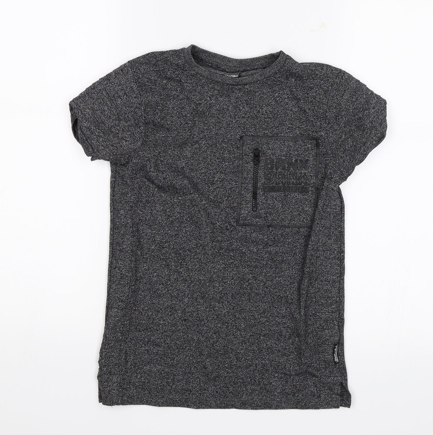 Primark Boys Grey   Basic T-Shirt Size 7-8 Years