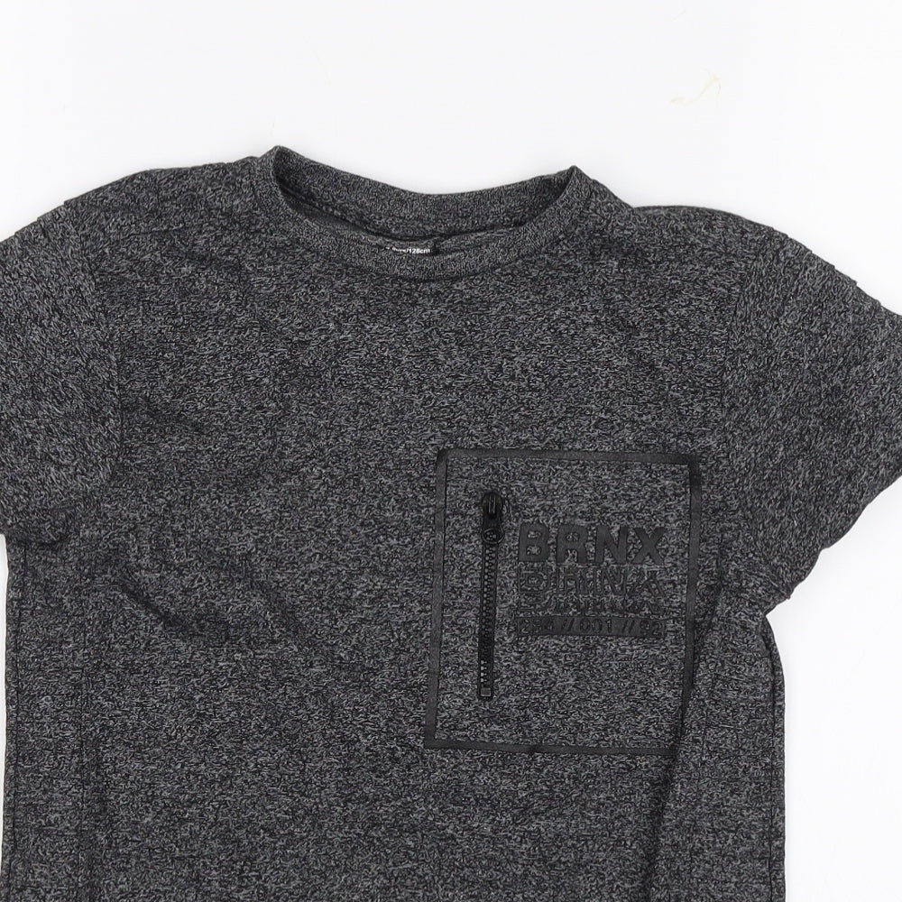 Primark Boys Grey   Basic T-Shirt Size 7-8 Years