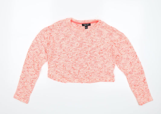 New Look Girls Orange   Pullover Jumper Size 12-13 Years  - Cropped