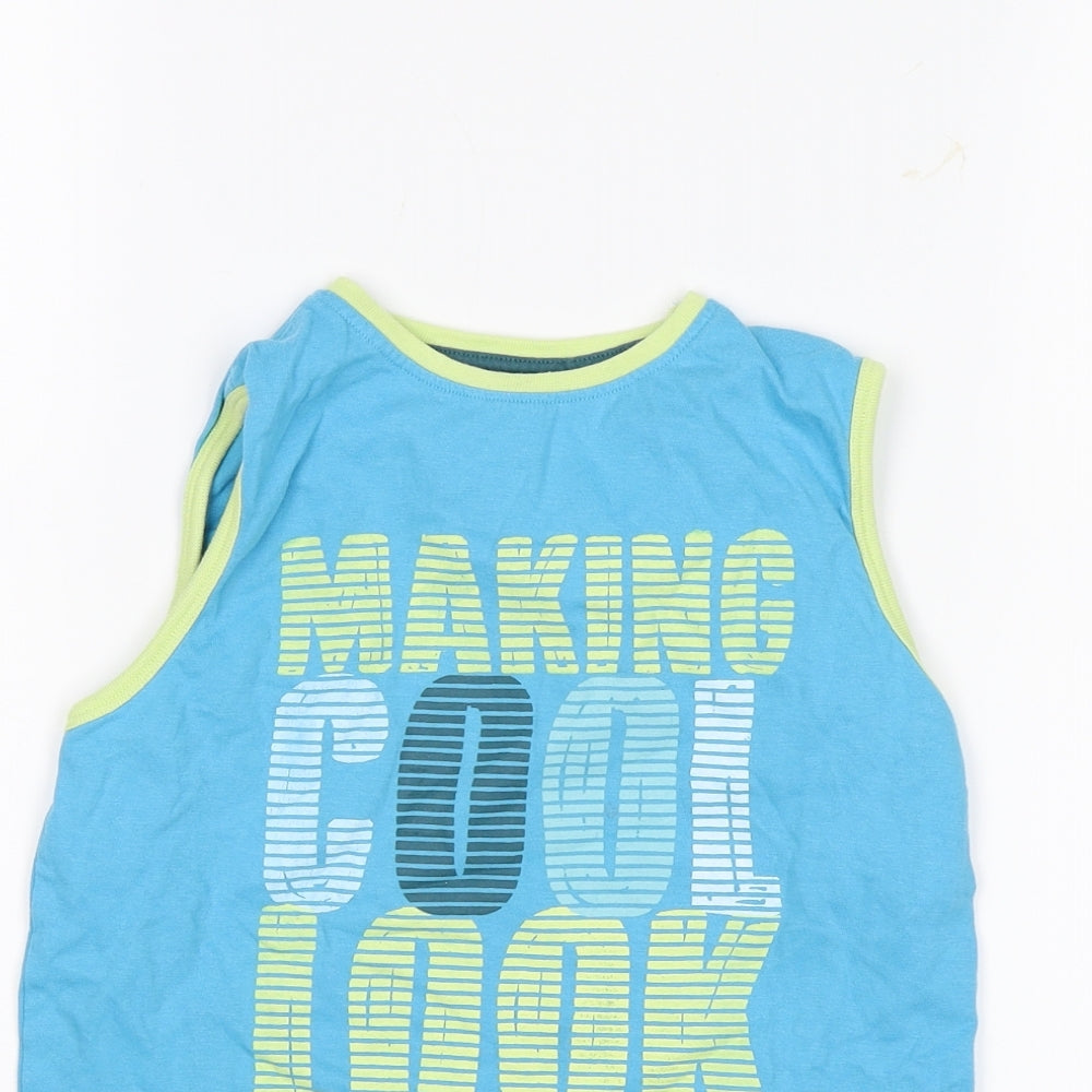 Urban Rascals Boys Blue   Basic Tank Size 5-6 Years  - Making cool look easy