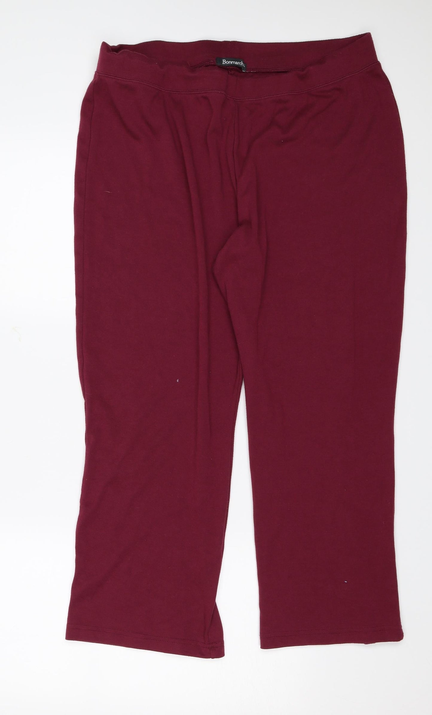 Bonmarché Womens Red   Trousers  Size L L24 in