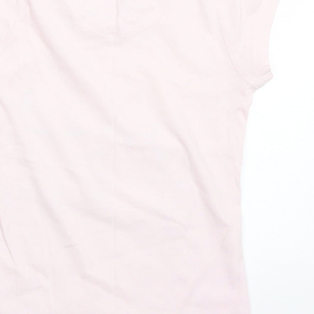 Mini Club Girls Pink   Basic T-Shirt Size 2-3 Years  - beach