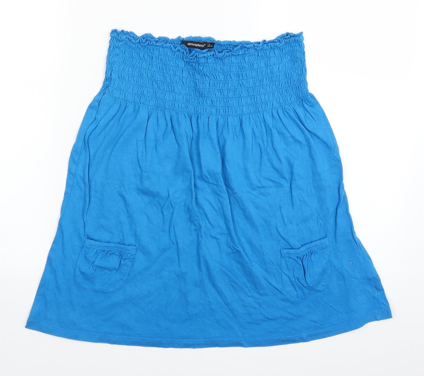 Atmosphere Womens Blue   Basic Blouse Size 14