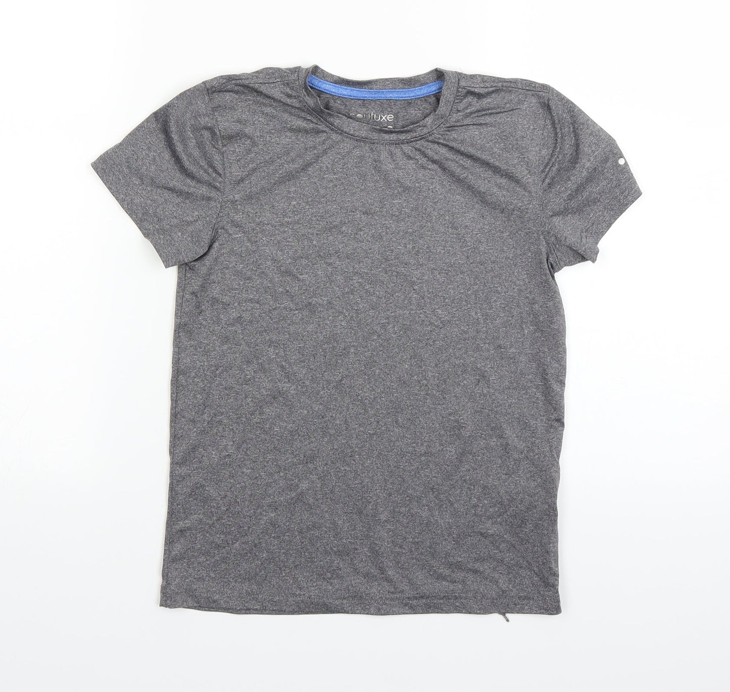Souluxe Girls Grey   Basic T-Shirt Size 8-9 Years