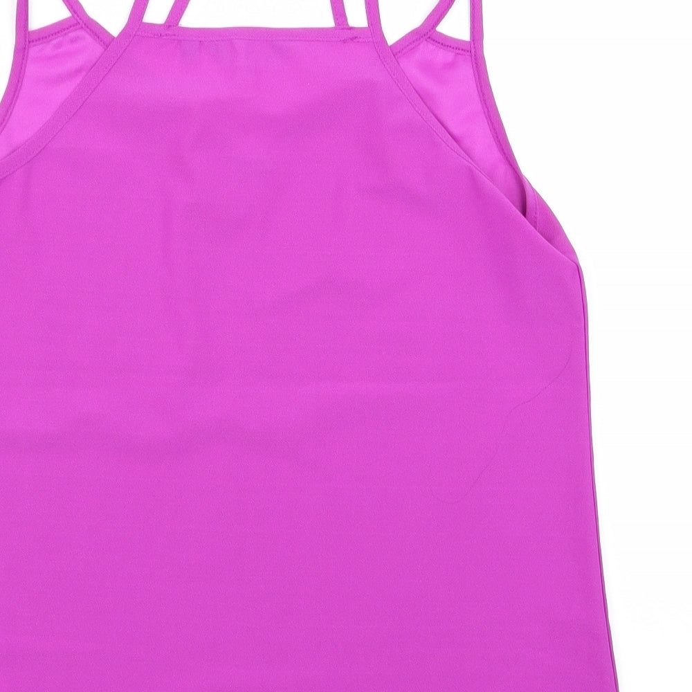 New Look Womens Pink   Basic Tank Size 10