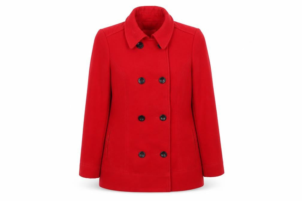 Covent Garden Womens Red   Overcoat Coat Size 12