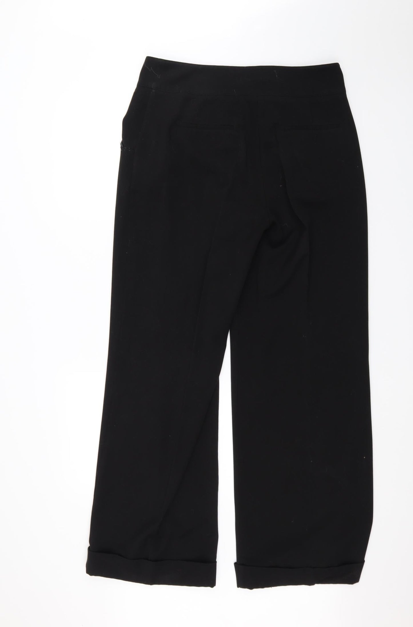 Preworn Womens Black   Trousers  Size 16 L29 in