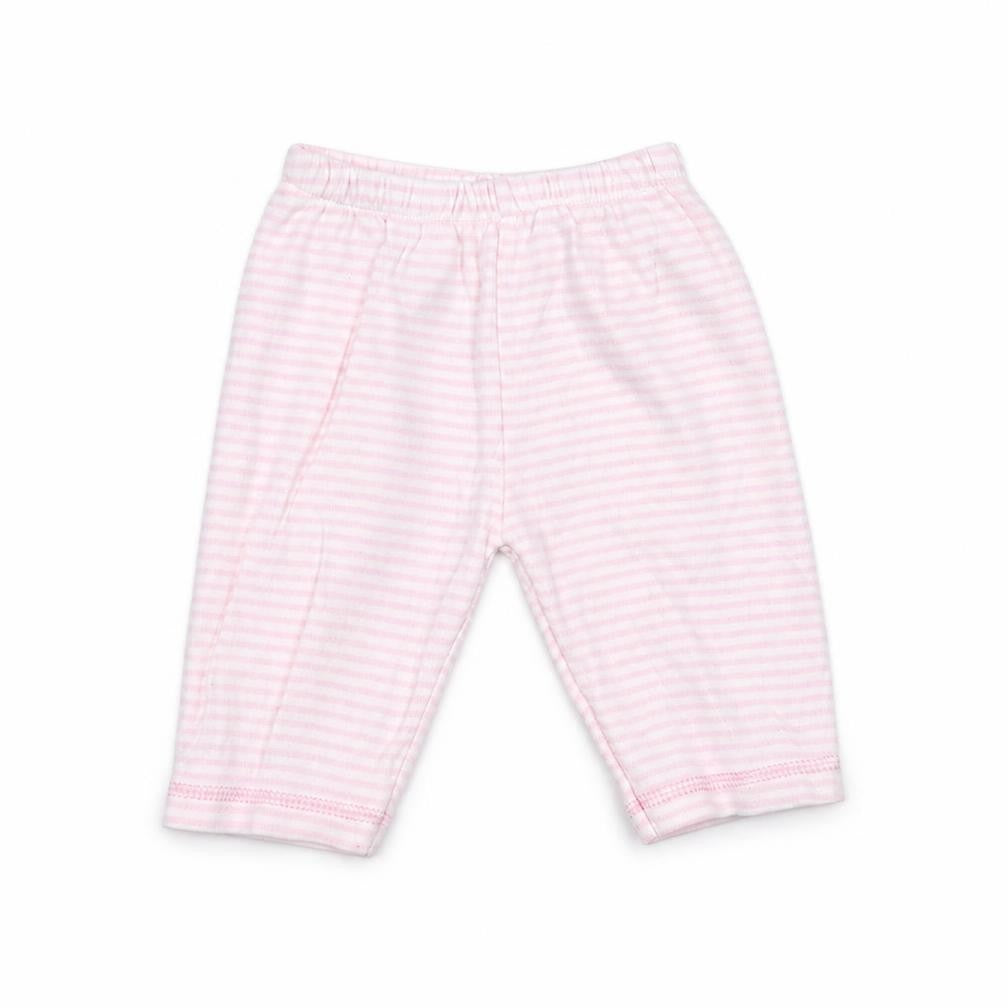 Preworn Baby White Striped  Sweatpants Trousers Size 0-3 Months