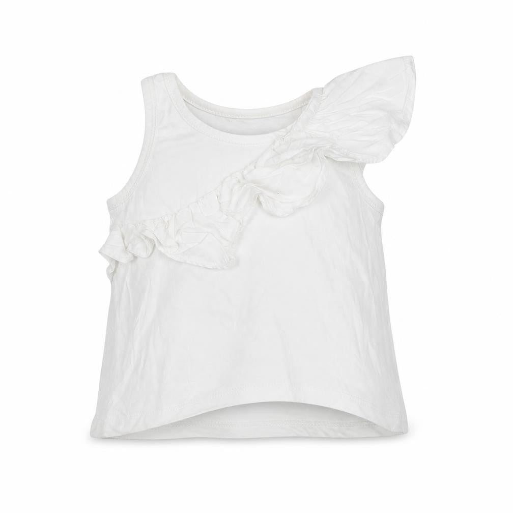 I love girl wear  Girls White   Basic T-Shirt Size 3 Years
