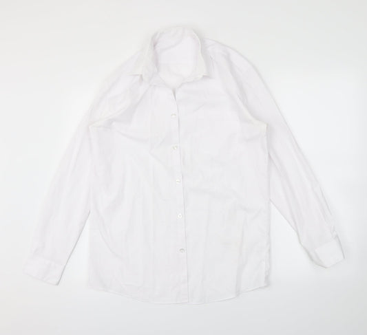 George Boys White   Basic Button-Up Size 15-16 Years