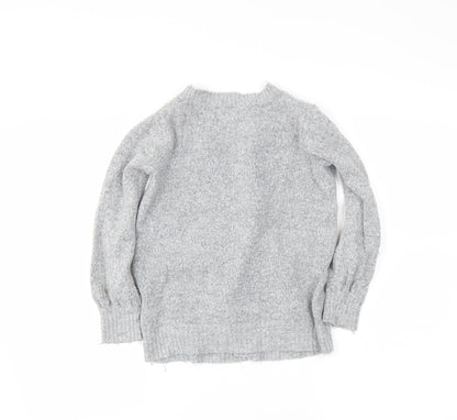 Preloved NEXT Mens Grey   Cardigan Jumper - Back