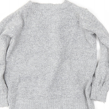 Preloved NEXT Mens Grey   Cardigan Jumper - Label