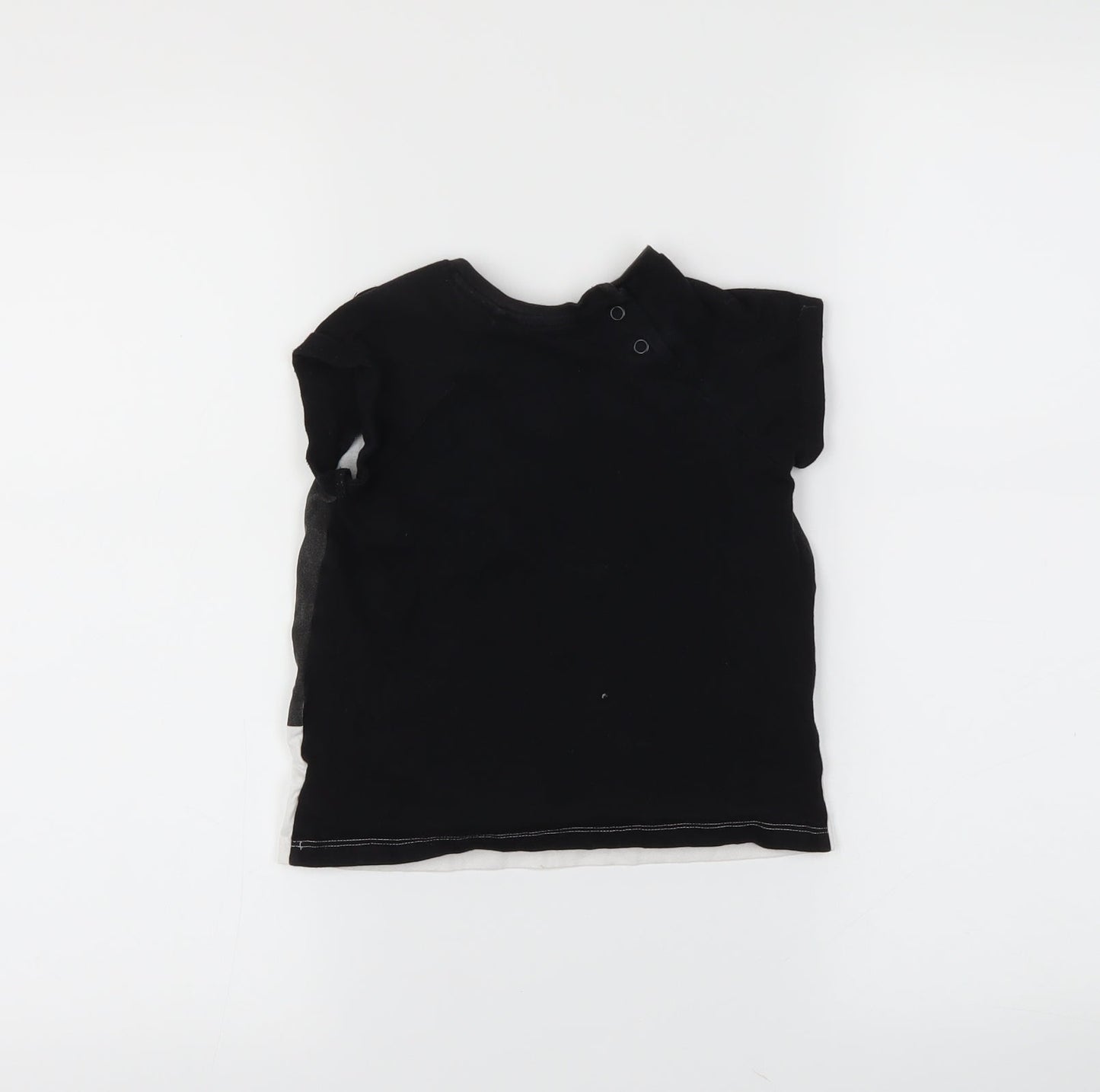 H&M Girls Black   Basic T-Shirt Size 18-24 Months