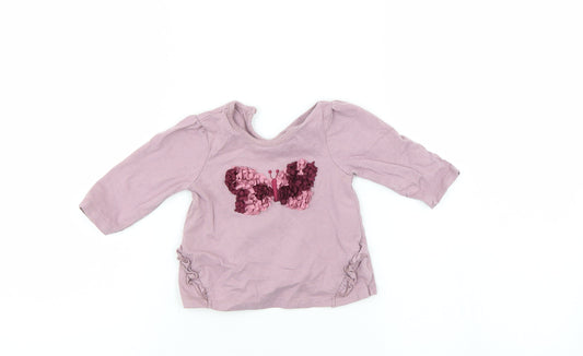 George Baby Purple   Kimono Casual Size 0-3 Months