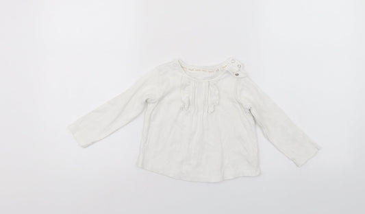 TU Girls White   Pullover Casual Size 9-10 Years