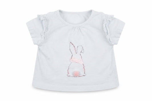 Preworn Baby Blue   Basic T-Shirt Size 3-6 Months