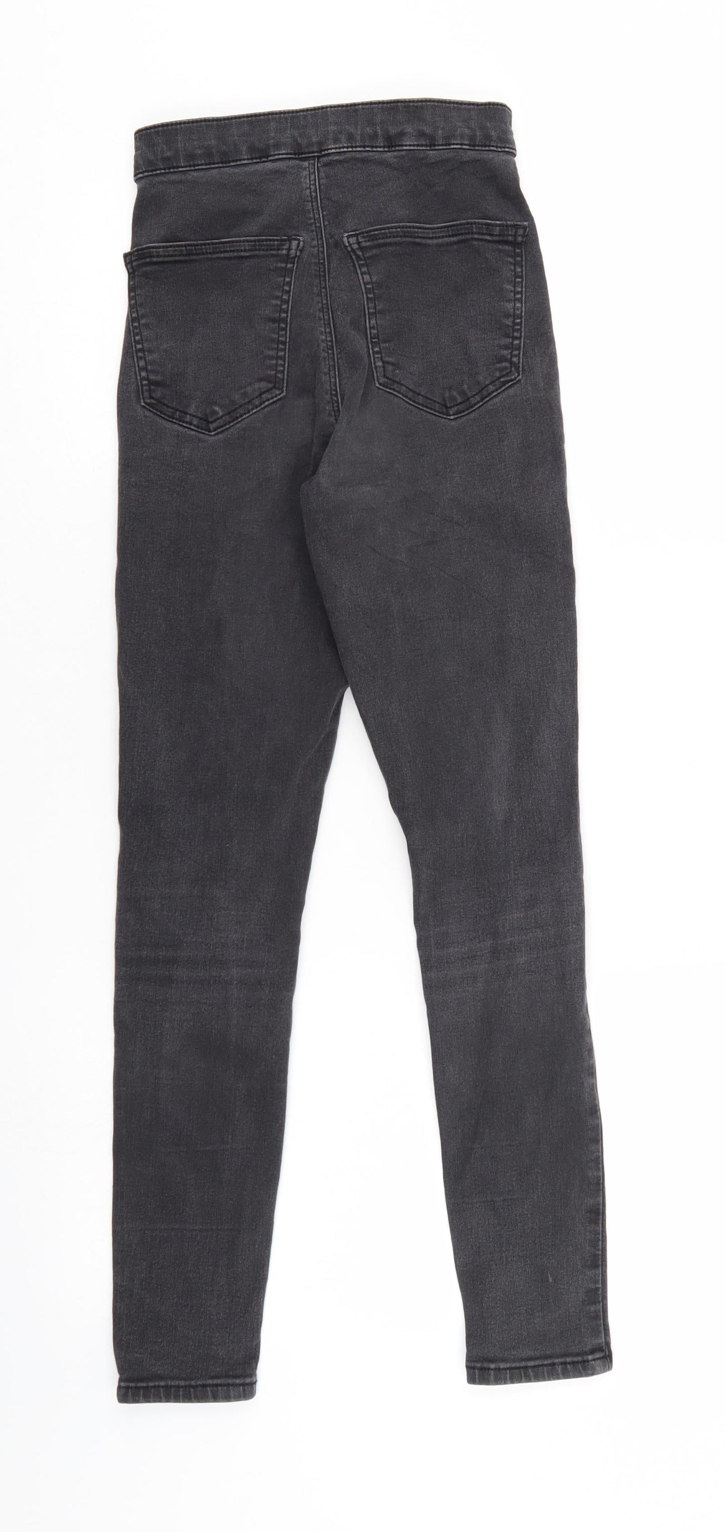 Top Shop Mens Black  Denim Skinny Jeans Size 26 L30 in