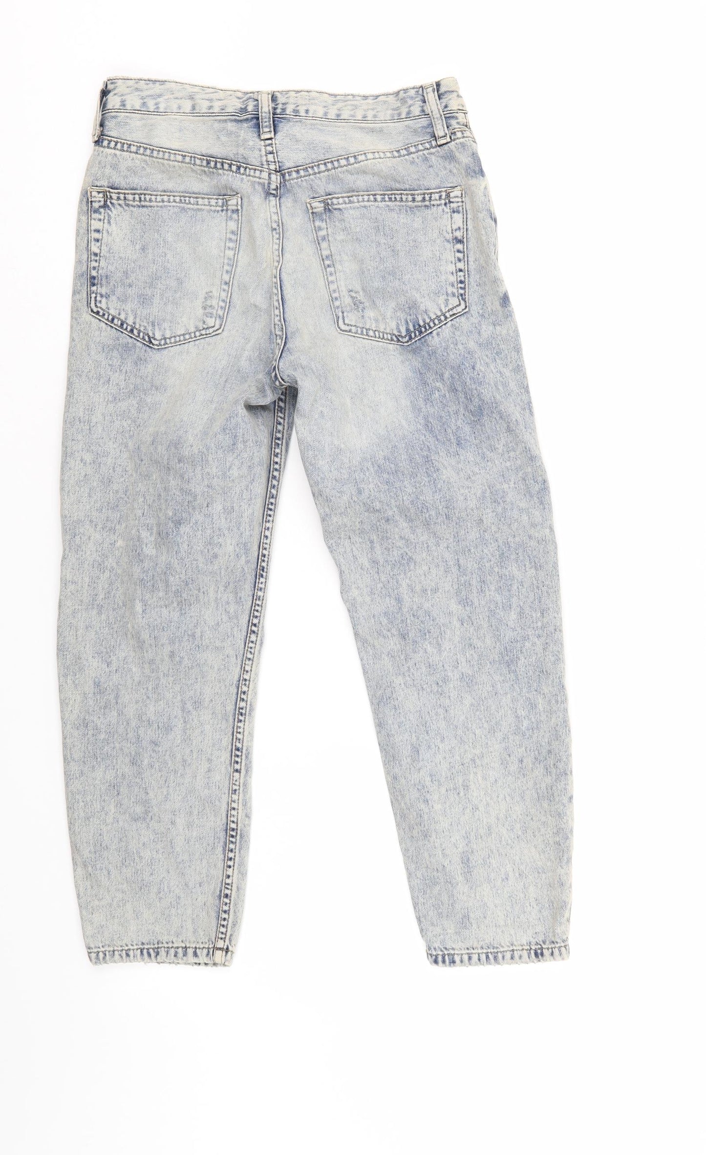 Top Shop Mens Blue  Denim Cropped Jeans Size 25 in L28 in