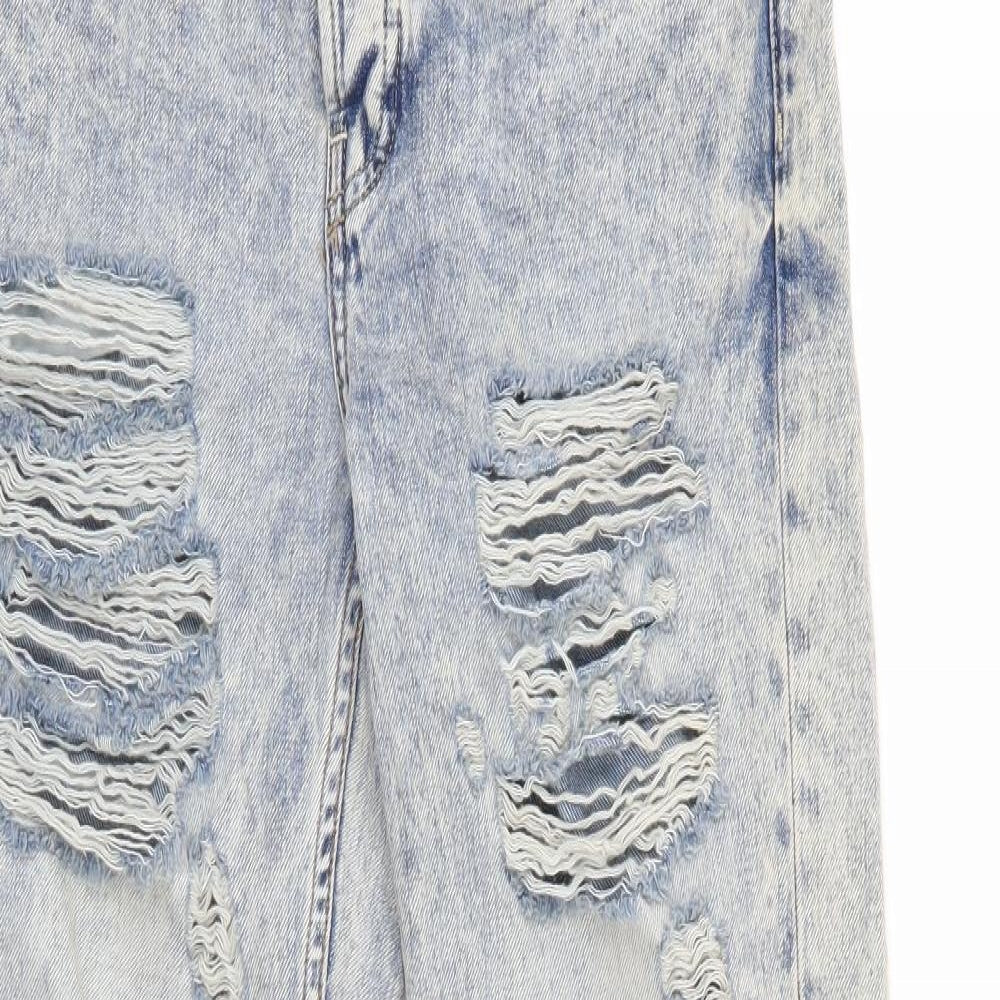 Top Shop Mens Blue  Denim Cropped Jeans Size 25 in L28 in