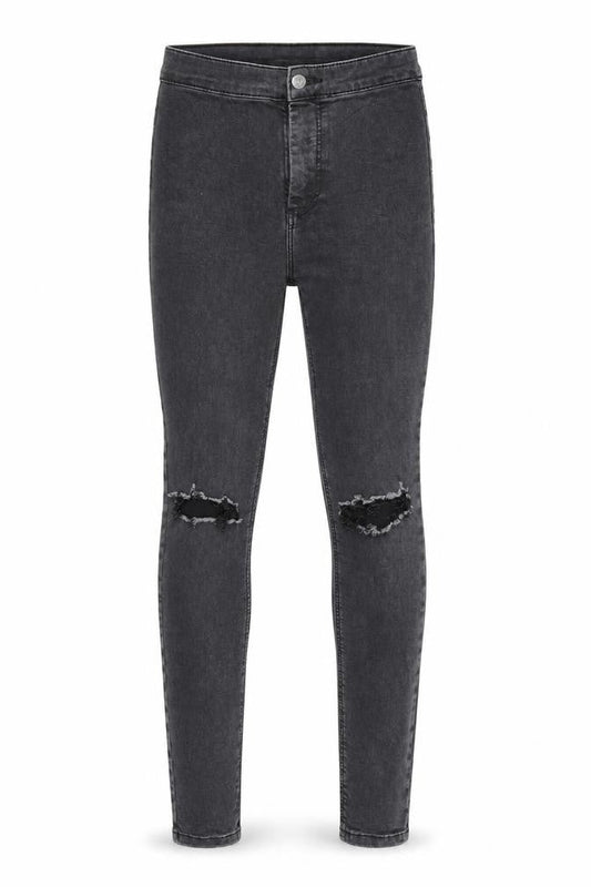 Topshop Mens Black Denim Skinny Jeans L32 in Size 28