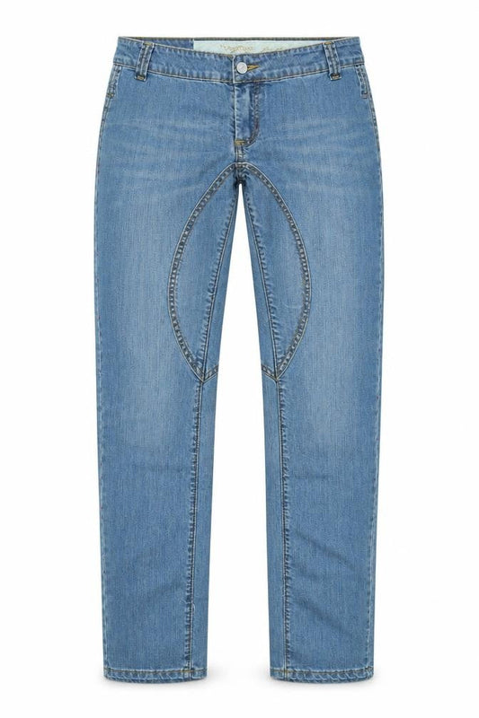 Yes Miss Womens Blue  Denim Straight Jeans Size XL L30 in