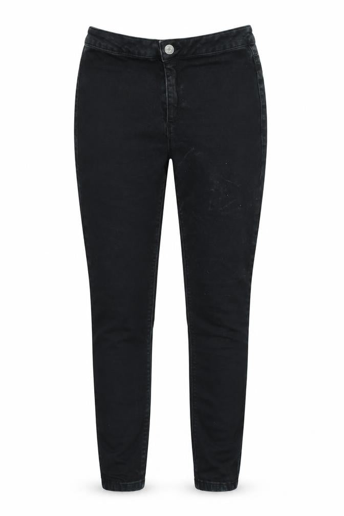 Missguided Womens Black  Denim Skinny Jeans Size 10 L25 in