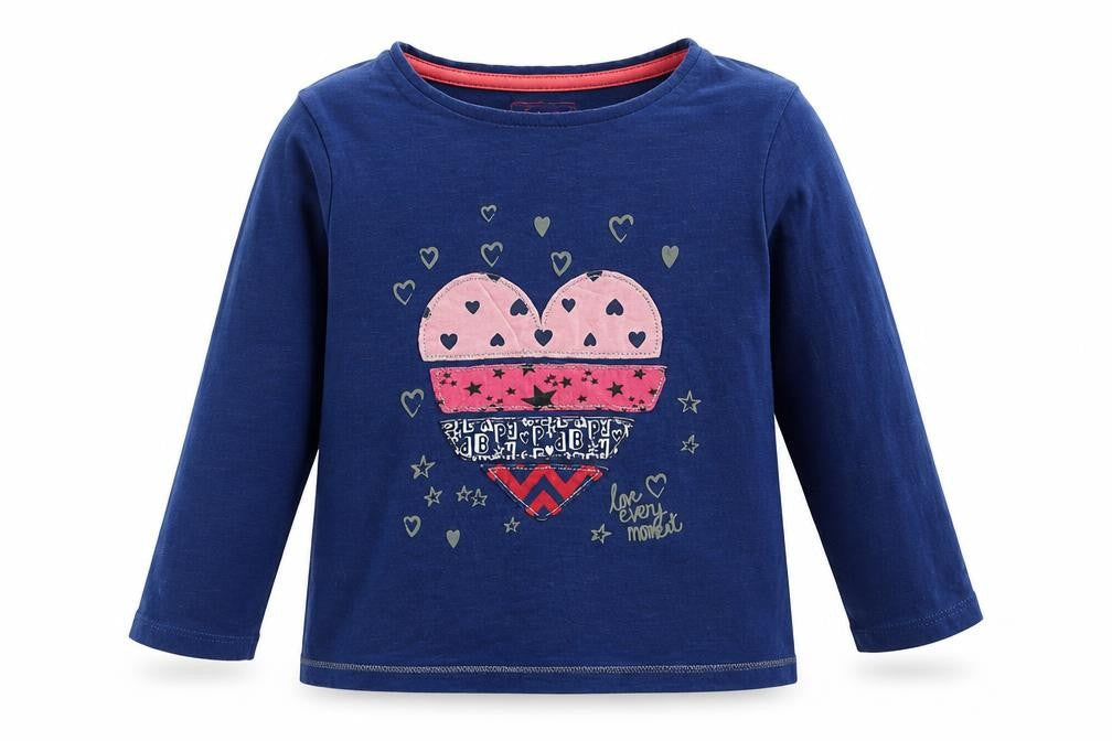 F&F Girls Blue   Basic T-Shirt Size 4-5 Years
