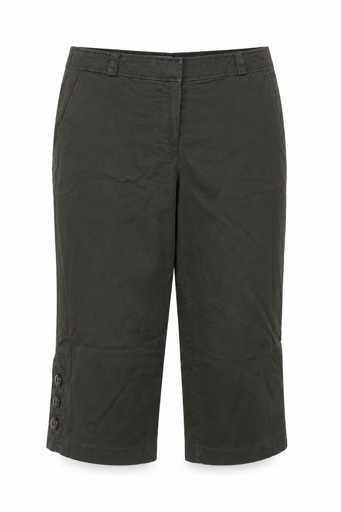 AMARANTO Womens Green   Capri Trousers Size 14
