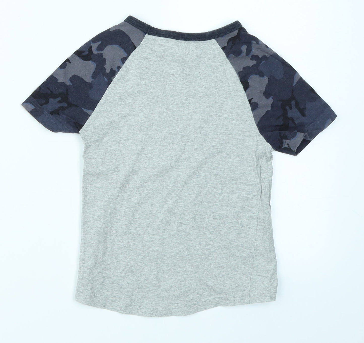 NEXT Boys Grey Camouflage  Basic T-Shirt Size 3 Years