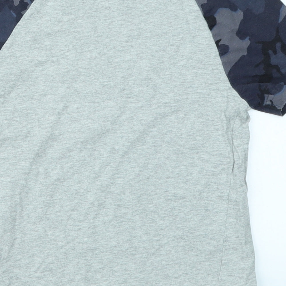 NEXT Boys Grey Camouflage  Basic T-Shirt Size 3 Years