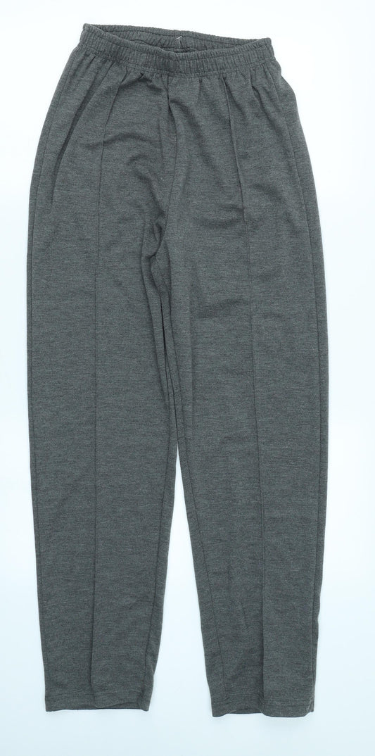 Amber Sun Womens Grey   Trousers  Size 12 L25 in