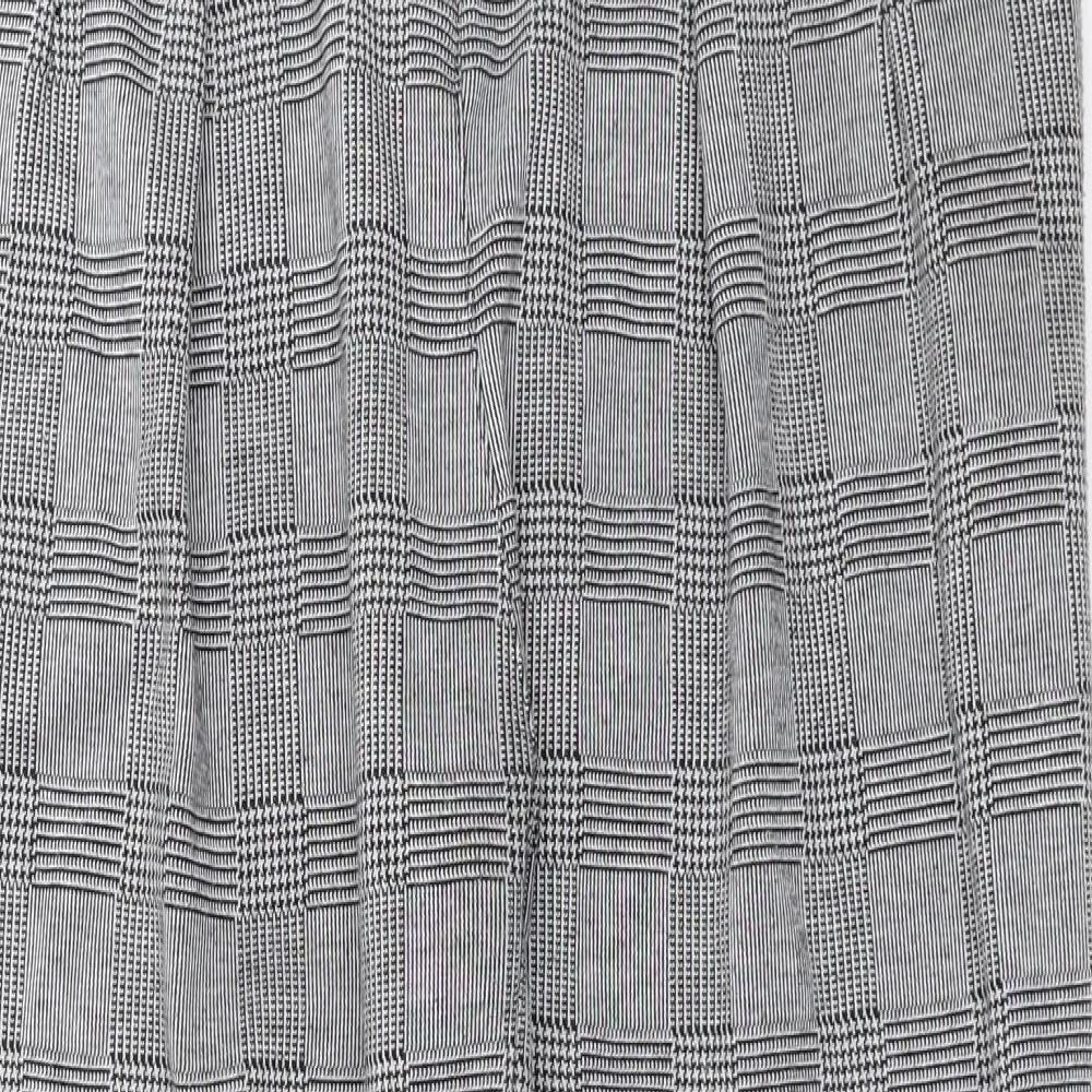 Preworn Womens Grey Houndstooth  Trousers  Size XL L26 in